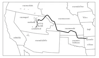 แผนที่ สหรัฐตะวันตก