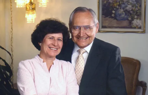 L. Tom Perry with his second wife