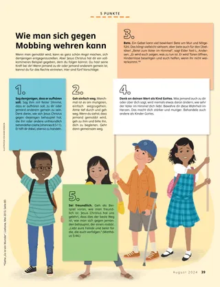 Kinder halten Schilder und Plakate hoch