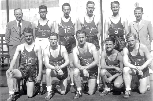 Samuel Borén with soccer team