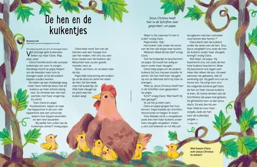Pdf van een hen en haar kuikens