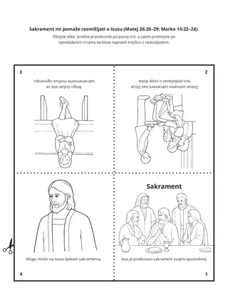 stranica aktivnosti: sakrament