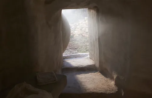 movie set re-creation of Garden Tomb