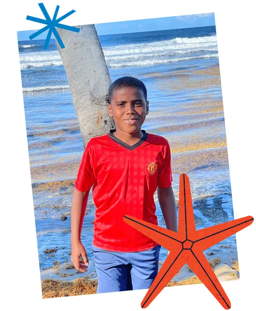 Photo of Antonio at the beach