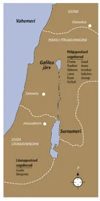 Iisraeli ja Juuda kaart