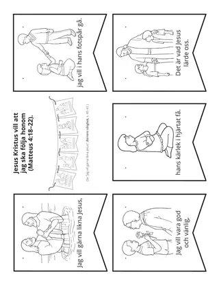 aktivitetssida: Jag försöker vara som Jesus