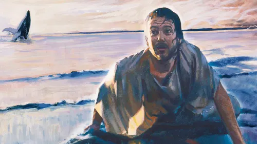 Jonah washed upon the seashore