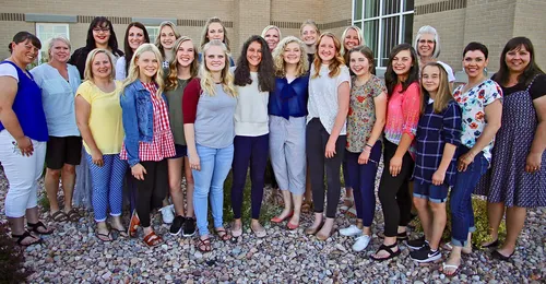 young women and leaders