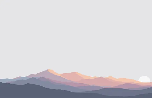 illustration of mountains