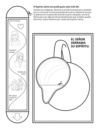 Hoja de actividades de la Primaria: El Espíritu Santo me puede guiar