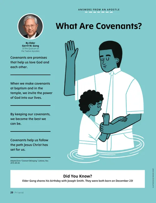 Page PDF of a man baptizing a child