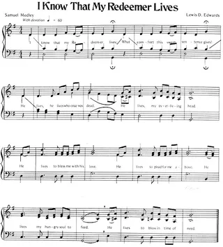 Music, I Know That My Redeemer Lives