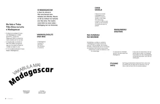 Tabana PDF ka tiko kina e dua na mape lailai kei Aferika kei na ivakatakarakara ni vunikau baobab, vatu, vu ni vanila, dua na lemur, kei na dua na zebu