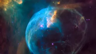 Hubble image of the Bubble Nebula.