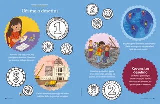 Stran v PDF-ju z dejavnostjo za barvanje kovancev