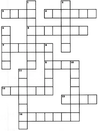 Crossword puzzle