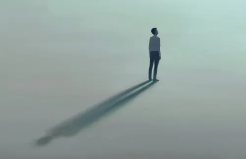 a man looking off into the distance