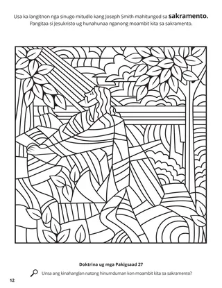The Sacrament coloring page
