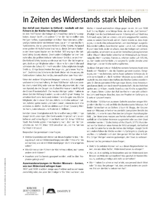 Handzettel, Stark bleiben