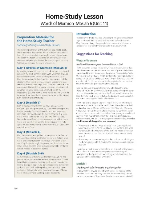 teacher manual example