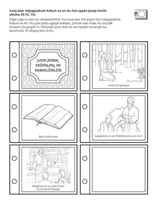 peij in m̧akūtkūt: Irooj eaar kōjepļaaktok Kabun̄ in An kōn Josep Smith