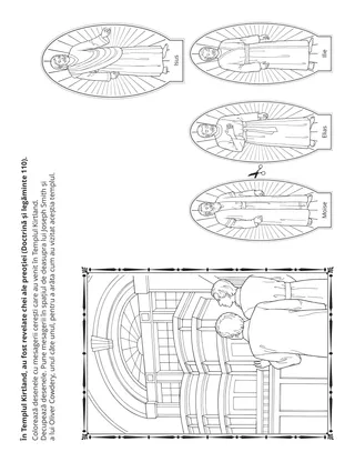 pagină cu activități: Cheile preoției au fost restaurate în Templul Kirtland