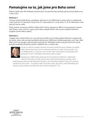 materiál na rozdání