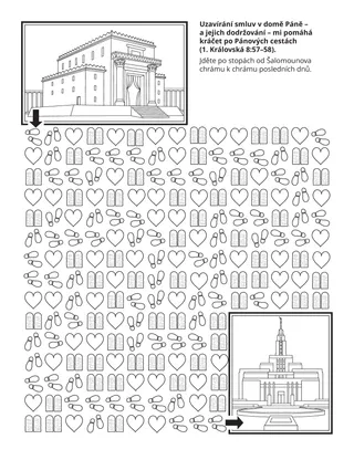 stránka s činností pro Primárky: Uzavírání smluv v domě Páně mi pomáhá kráčet po Jeho cestách