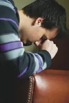 young man praying