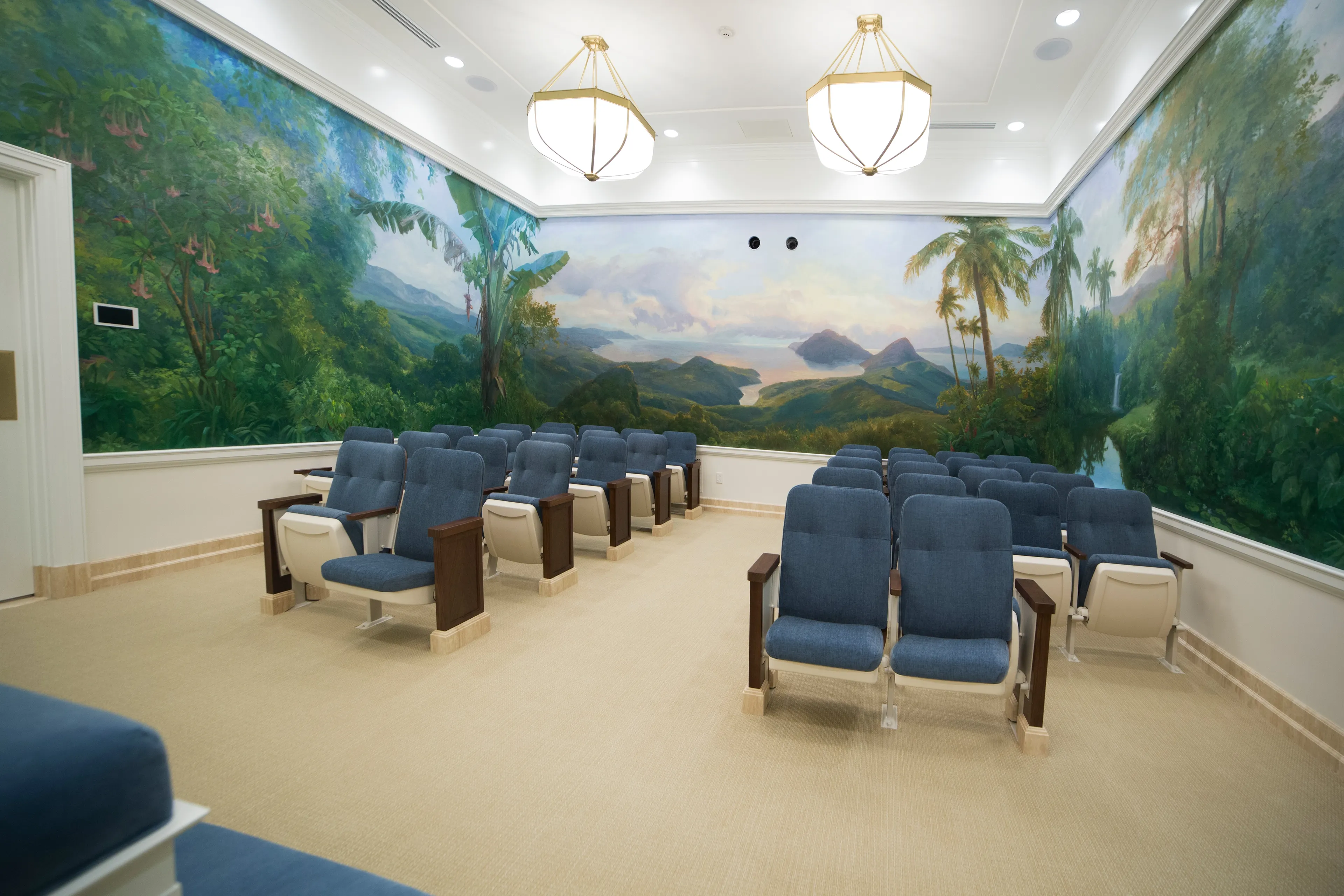 Suva, Fiji Temple interior - Ordinance Room.