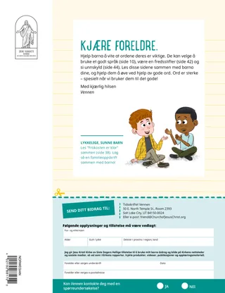 Et brev til foreldre.