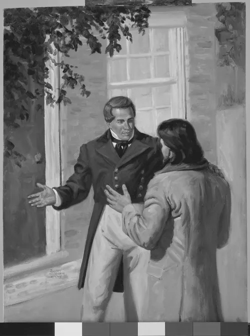 W. W. Phelps speaking with Joseph