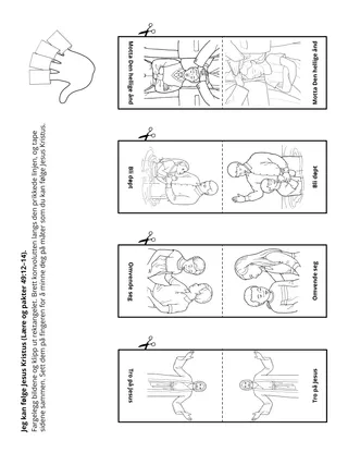 aktivitetsside: Jeg kan følge Jesus Kristus