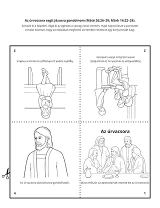 tevékenységi oldal: Az úrvacsora