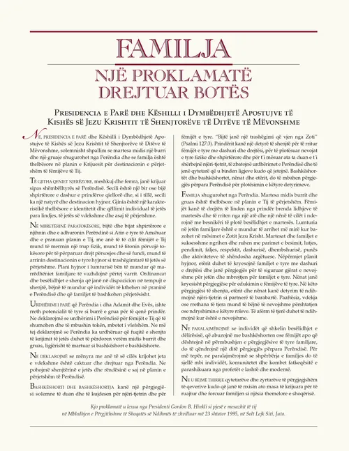 proclamation document