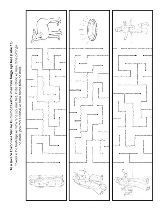 activity page: I can help Jesus bring back His sheep