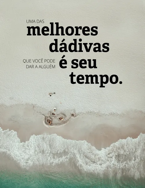 pôster “Uma das melhores dádivas”