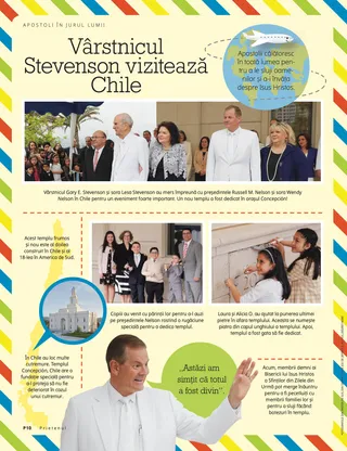 Elder Stevenson Visits Chile