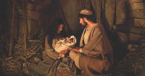 Mary, Joseph, and Baby Jesus