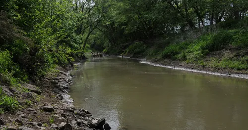 Fishing River in Missouri where Zion's Camp was protected by rising waters.