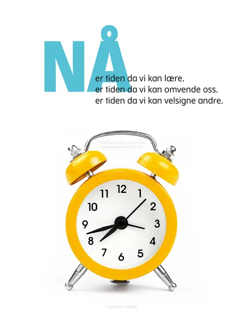 plakat av en vekkerklokke