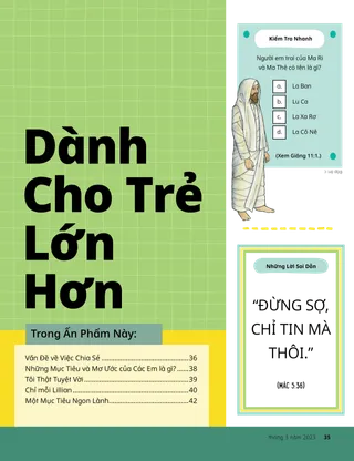 trang bìa dành cho trẻ lớn hơn