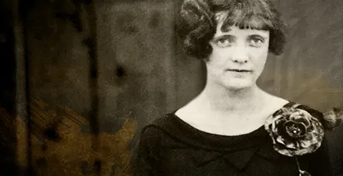 Portrait of a woman from the 1920s.