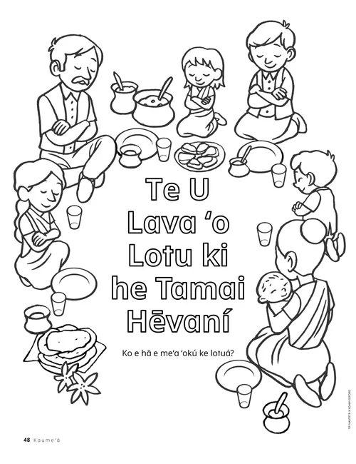 Peesi valivali ʻo ha fāmili ʻoku nau lotu ʻi ha maʻu meʻatokoni