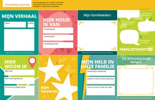 booklet for children to fill in and cut out