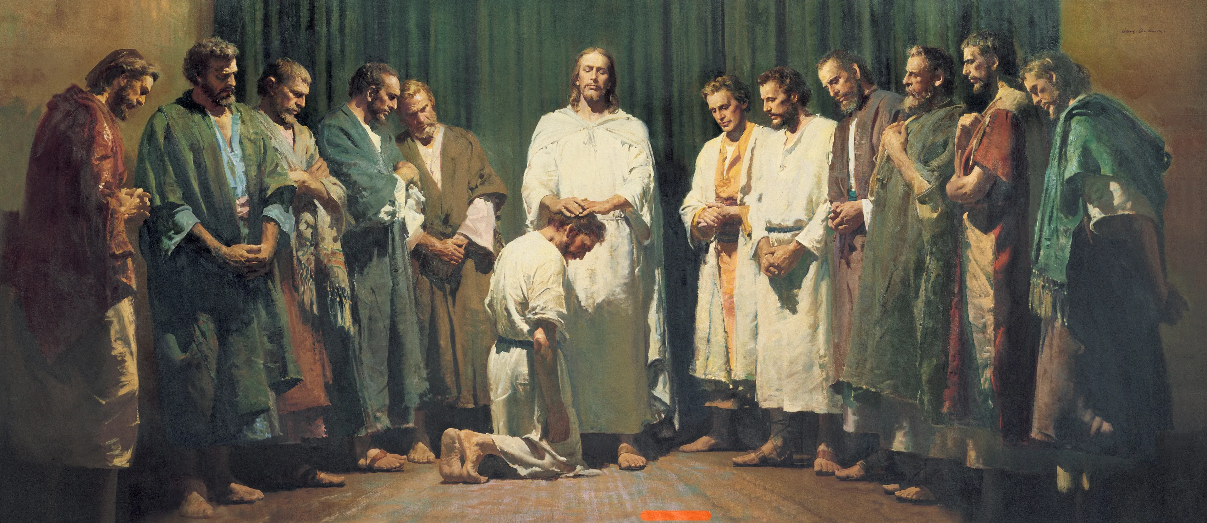 Christ Ordaining the Apostles (Christ Ordaining the Twelve Apostles), by Harry Anderson (62557); GAK 211; GAB 38; Primary manual 2-66; Primary manual 7-11; Matthew 10:1–4; John 15:16; Ephesians 2:19–20; Articles of Faith 1:5–6