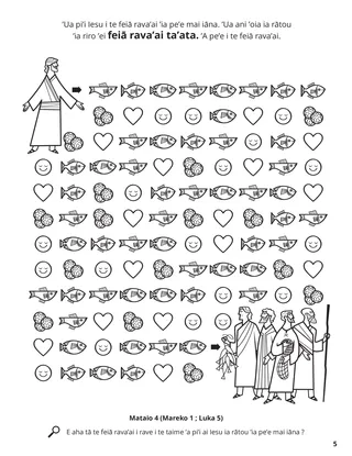 Fishers of Men coloring page