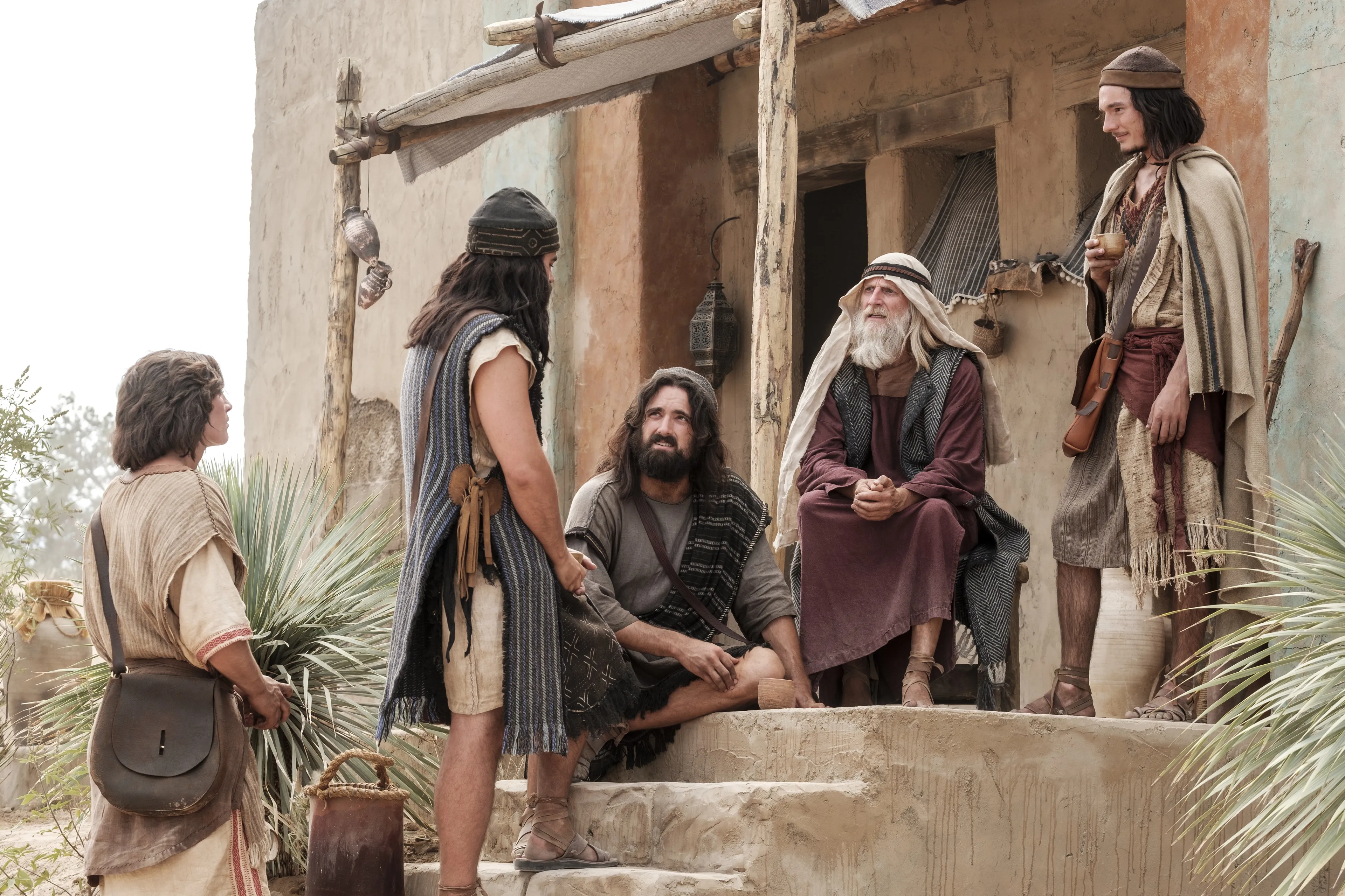 Nephi and his brothers arrive at Ishmael's house.