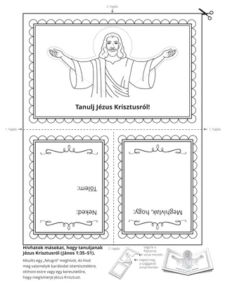 tevékenységi oldal: tanulj Jézus Krisztusról