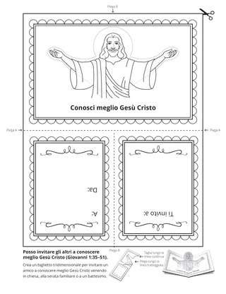 Pagina delle attività: Conosci meglio Gesù Cristo